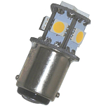 Scandvik 390-41090P Mini Tower BA15D 1.92 Вт Вел Лампочка Серебристый Grey 170 Lumens 