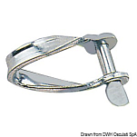 Twisted S.S shackle 4mm, 08.855.04
