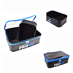Garbolino GOMLL3605-SET2 Pro Box Grounbait Eva Чехол 3 единицы измерения Black / Blue