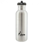 Laken BSF75 Нержавеющая сталь Basic Flow бутылка 750ml Бесцветный Silver