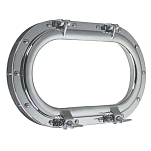 Foresti & suardi 3232121 Овальный люк  Silver 430 x 262 mm 