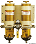 Спаренный фильтр для дизельного топлива RACOR 75/1000/MA 1080-1363л/ч 30мкм 559x406x254мм с переключающим краном, Osculati 17.667.31
