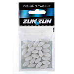 ZunZun 064250 Bobber Oval Пробки 25 Единицы Белая Lumi
