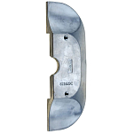 Recmar REC821629Q1 цинковый анод Серебристый Grey 100 x 270 mm 