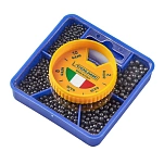 Colmic POZF10 разделенная свинцовая дробь Mascotte Ticino Fine Black 0.040-0.070-0.102-0.162-0.242 g
