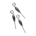 Water queen 210100211 Olivette Torpille Вести Серебристый Grey 0.195 g 