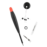 SPRO 004170-01650-00000-00 Turbo Silent Glass Набор поплавков Черный Black 2 g 