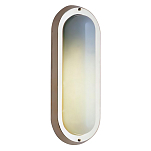 Светильник настенный из полированной латуни 154 х 400 х 70 мм Foresti & Suardi 2134.LS E27 20/100 Вт пескоструйная обработка стекла