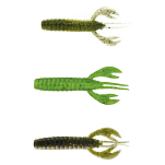 Molix CACRB-493 Baby Caleo Craw 76 Mm Многоцветный  493 UV Metalloc Back Orange