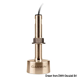 Osculati Trasduttore GT15M-TH 600 W 85-165 kHz 29.042.31