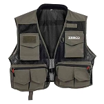 Zebco z0840011 рыболовный жилет Lightweight 9 Pocket Green 40x20x10