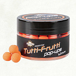 Dynamite baits ADY041613 Tutti-Frutti Fluoro Pop-Ups Натуральная приманка 78 г Оранжевый 15 mm 