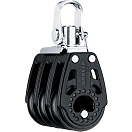 Купить Harken 344 Triple Swivel Carbo Block 29 mm Черный  Black / Silver 7ft.ru в интернет магазине Семь Футов