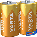Купить Varta 38493 1x2 Longlife Mono D LR 20 Аккумуляторы Желтый Yellow 7ft.ru в интернет магазине Семь Футов
