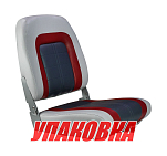 Кресло мягкое складное Special, обивка винил, цвет серый/ красный/ угольный, Marine Rocket (упаковка из 4 шт.) 76236GRC-MR_pkg_4
