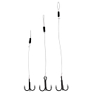 Купить Westin T57-038-114 Add-It Braided Stinger Связанные Крючки 100 mm Серебристый Silver / Black 6  7ft.ru в интернет магазине Семь Футов