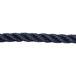 Трос синтетический якорный синий с карабином Marine Quality Cormoran 10 мм 6 м