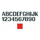 Купить International letterfix 5959018Z Z Наклейки с буквами Красный Red 100 mm  7ft.ru в интернет магазине Семь Футов
