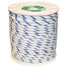 Купить Prosea 285044 Двойная плетеная веревка из полиэстера 18 Mm Бесцветный White / Blue 50 m  7ft.ru в интернет магазине Семь Футов