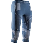 X-BIONIC ea-wpq2w24w-a015-xs 3/4 базовые штаны Energy Accumulator Light Mineral Blue / Arctic White 20x15x5