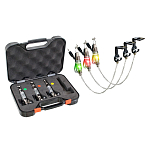 Carp expert 77090903 LED Набор индикаторов свингеров 3 единицы Серебристый Yellow / Red / Green