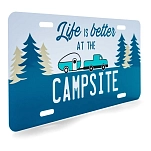 Camco 17-53250 номерной знак Truck&Trees  Blue 15.24 x 30.48 cm