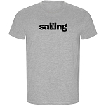 Kruskis CA66900558S285 Футболка с коротким рукавом Word Sailing ECO Серый Heather Grey 2XL