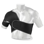Vulkan 3019n-xl Правый плечевой бандаж Clasica Black 25x20x8