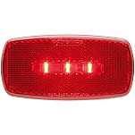 Fultyme rv 590-1187 Lite Oval 590-1187 Светодиодный Красный Black / Red