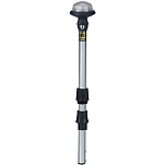 Perko 9-1470DP4CHR Delta Universal Складной фонарь Серебристый Grey 48´´