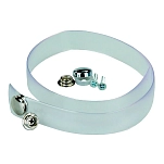Jr products 342-20615 Универсальный дверной страховочный ремень Серебристый White