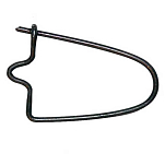 Kolpo 0701050 Oval Зажим личинки  Black L