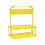 Softee 24178.005.1 PVC Базовый перевозчик для 6 Бутылки Желтый Yellow