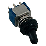 Euromarine 001658 On-Off-On 10A 12V Двухполюсный водонепроницаемый рычажный переключатель Серебристый Grey 7 mm
