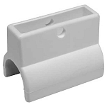 Sea-dog line 354-3274001 Гнездо для крепления на рейку Белая White 3/8´´ 