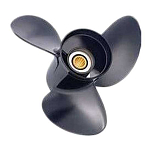 Solas SOL3011-075-07S Amita 3 R Алюминиевый пропеллер Yamaha Серебристый Black 7.5 x 7´´