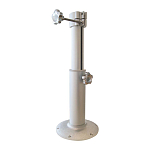 Barka 6363320 Телескопическая опора поворотного сиденья Серебристый White 38-80 cm 