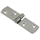 Купить Euromarine 004431 Круглый шарнир из нержавеющей стали 2 единицы Silver 85 x 20 mm 7ft.ru в интернет магазине Семь Футов