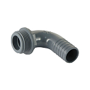 Купить Штуцер угловой 90° наружная резьба 1" под шланг Ø25мм из полипропилена, Osculati 17.238.05 7ft.ru в интернет магазине Семь Футов