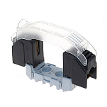 Oem marine 3925010 63/80/125/160A Патрон плавкого предохранителя Бесцветный Black / Clear
