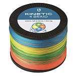 Kinetic F506-044-100 Cyber 4 Плетеный 1200 M Многоцветный Fluo Yellow 0.400 mm 