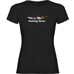 Kruskis 11502309xlk034 Футболка с коротким рукавом Fishing Fever Black 30x25x2