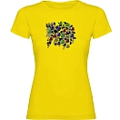 Купить Kruskis 11502302lk024 Женская футболка с коротким рукавом Mad Octopus Lemon Yellow 30x25x2 7ft.ru в интернет магазине Семь Футов