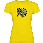 Kruskis 11502302lk024 Женская футболка с коротким рукавом Mad Octopus Lemon Yellow 30x25x2