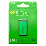 Gp batteries 12020R8H-C1 MH Battery 9V Block 200mAh Аккумуляторы Зеленый Green