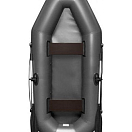 Надувная лодка ПВХ Skiff 240, серый, SibRiver S240GRAY