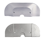 Enrico polipodio 2626311 Alpha One Alpha Gen II Цинковая пластина Анод  Silver 187 x 70 mm 