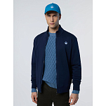 North sails 691256-0802-XL Толстовка на молнии Logo Голубой Navy Blue XL