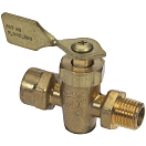 Купить Moeller 114-03330010 Латунный клапан Золотистый Gold 1/4´´  7ft.ru в интернет магазине Семь Футов