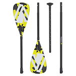 Весло трёхсекционное Vetus YVPAD02 YellowV из алюминия для сапбординга и каякинга